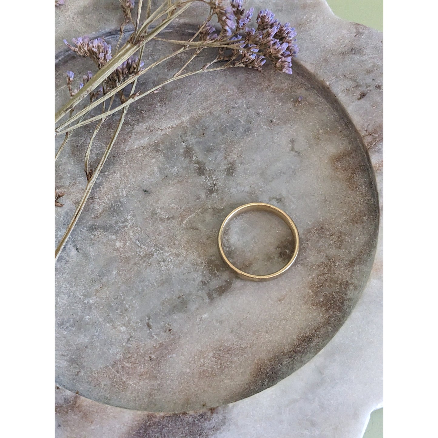 Vintage 14k Solid Yellow Gold Wedding Ring Band Stacker Size 10