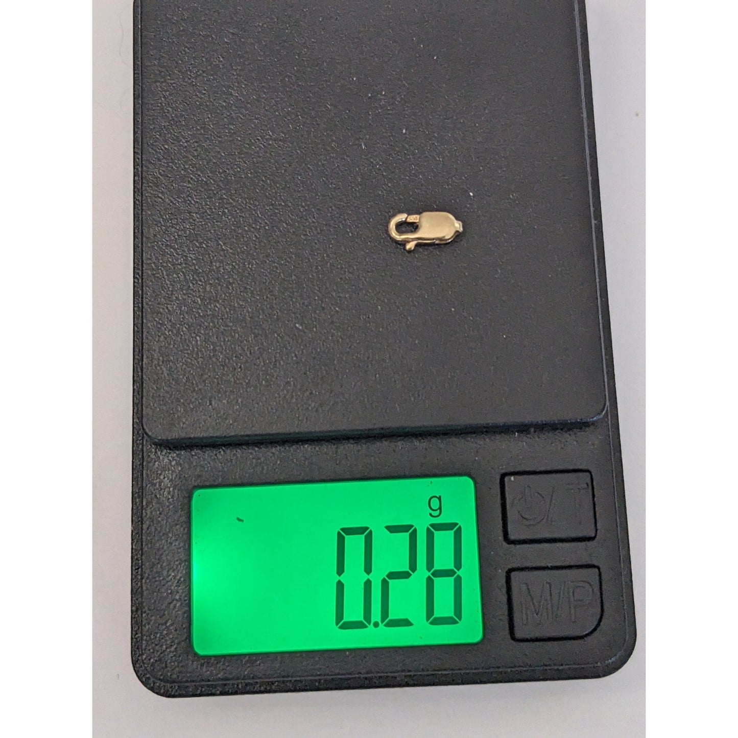 FLAW Estate 14k Yellow Gold 8.66mm VERY TINY Lobster Claw Trigger Clasp Finding