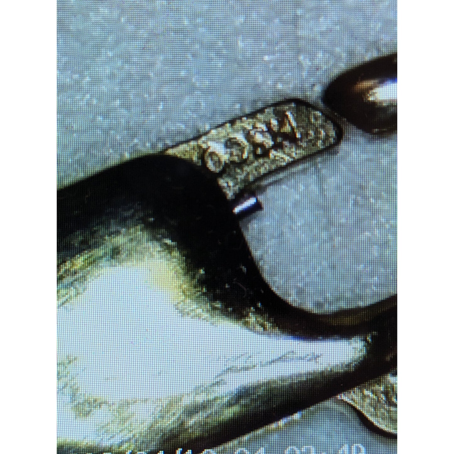 Preowned 14k Yellow Gold Paper Clip Necklace with Interlocking Hearts 17.5in