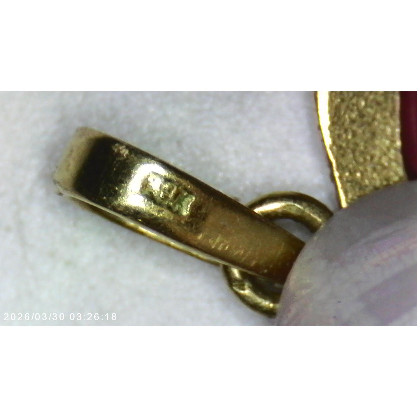 Vintage 14k Yellow Gold Lab Ruby Elephant Charm Pendant