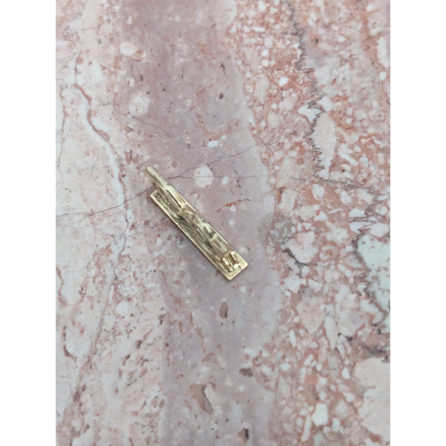 Estate 14k Yellow Gold ID Chain Pearl Strand Shortener Clasp Finding