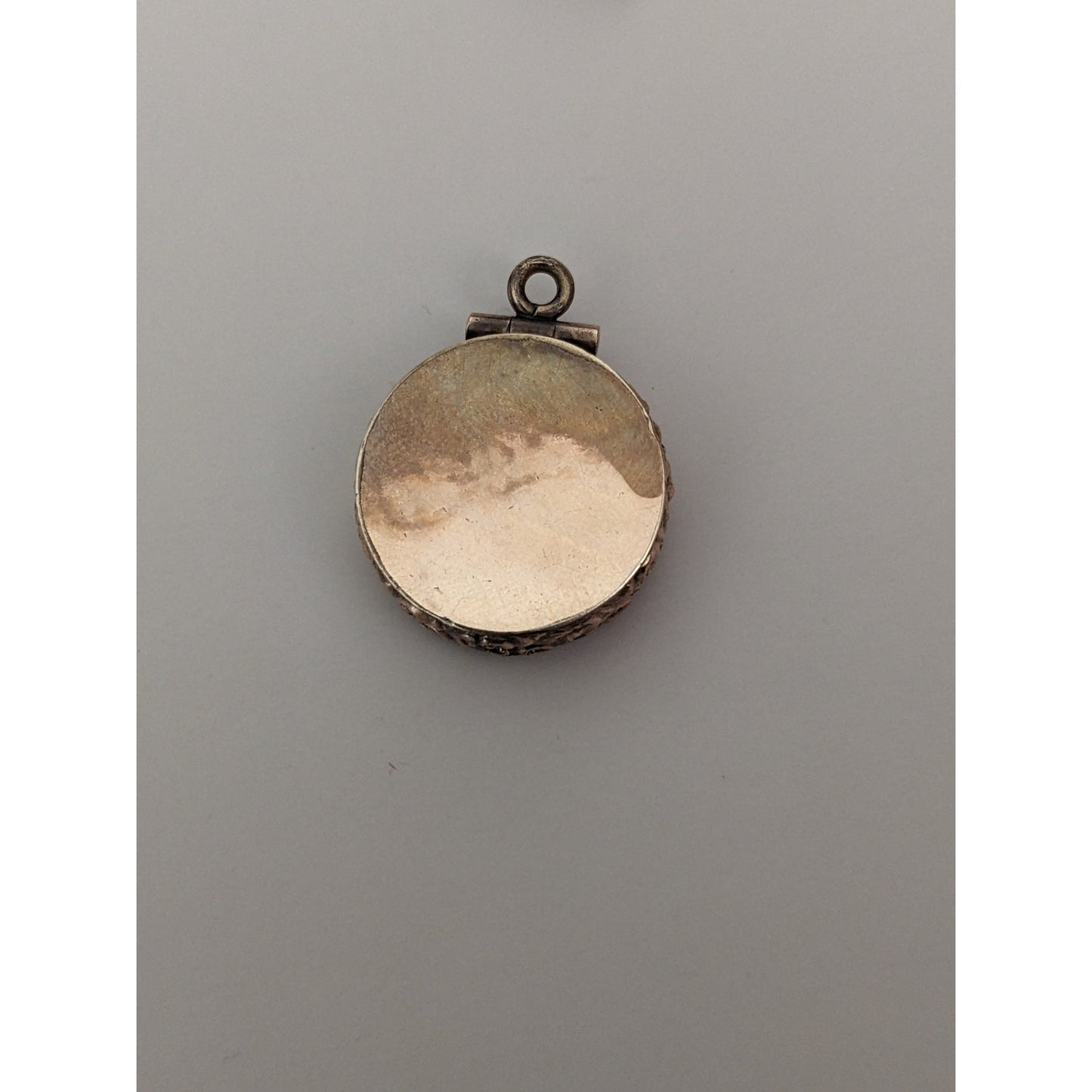 Vintage Victorian Gold Filled Locket with Pink and White Stones