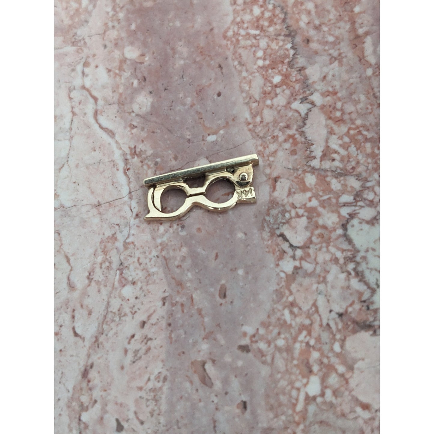 Estate 14k Yellow Gold ID Chain Pearl Strand Shortener Clasp Finding