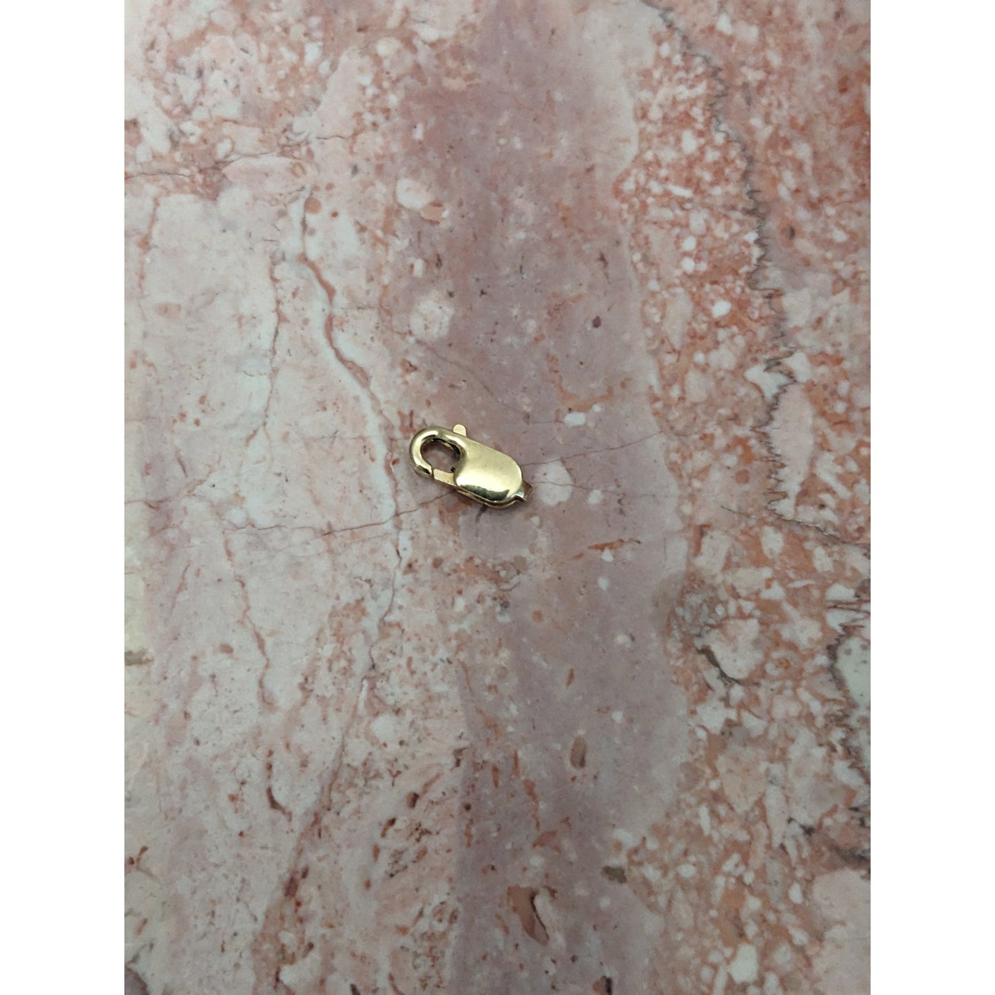 FLAW Estate 14k Yellow Gold 8.66mm VERY TINY Lobster Claw Trigger Clasp Finding