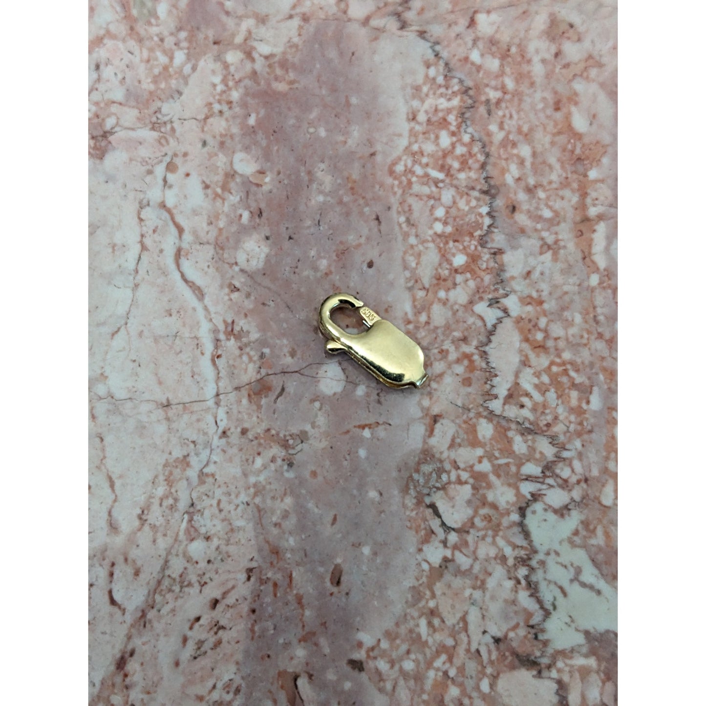 Estate 14k Yellow Gold 0.4in (10mm) Lobster Claw Trigger Clasp Finding