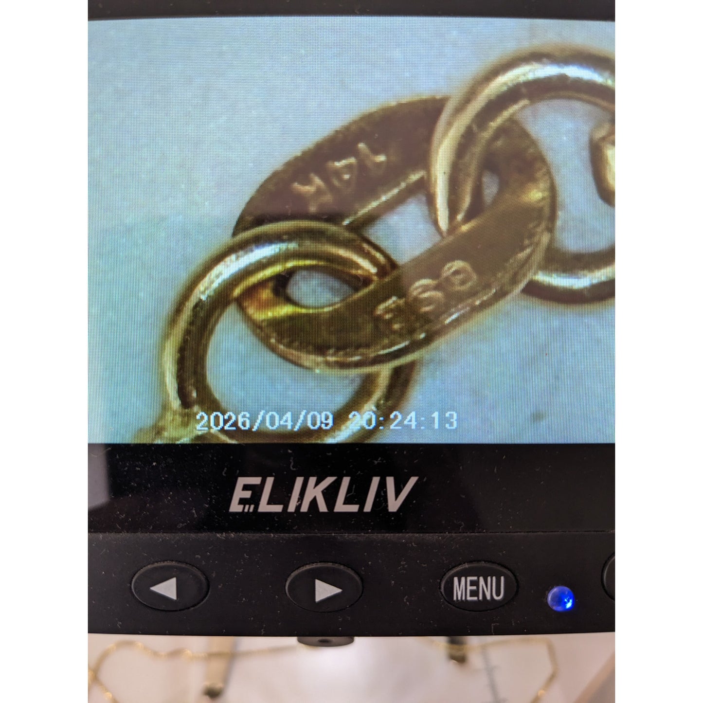 Vintage 14k Yellow Gold Box Chain Simple Necklace 24in