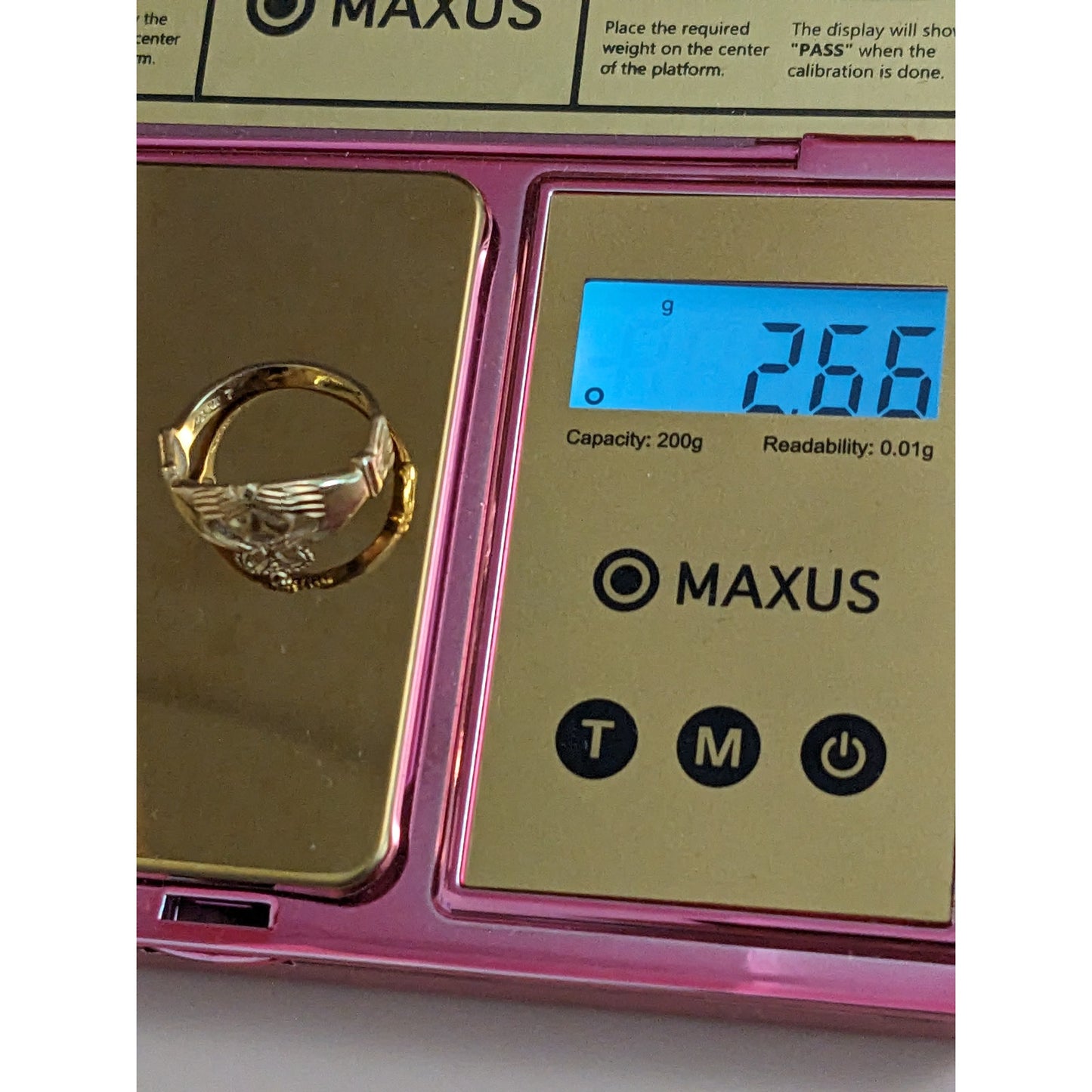 Vintage 14k Michael Anthony Claddagh Friendship Ring Size 5